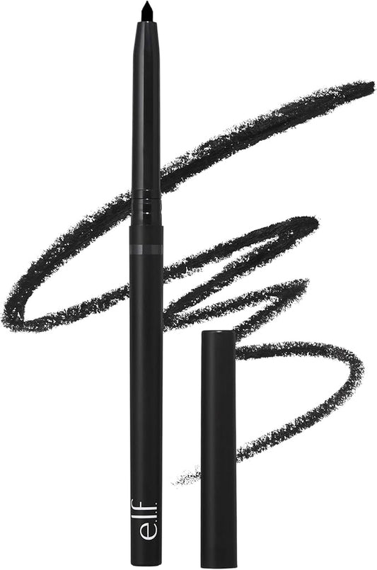 e.l.f. No Budge Waterproof Eyeliner – Ultra-Pigmented Black