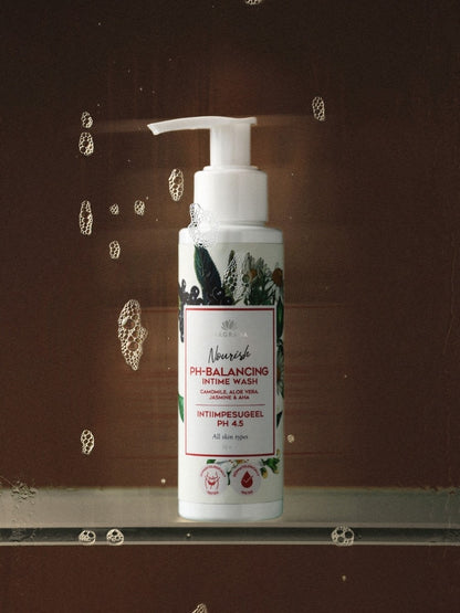 Intimate Wash Gel with Chamomile, Aloe, and AHA, pH 4.5