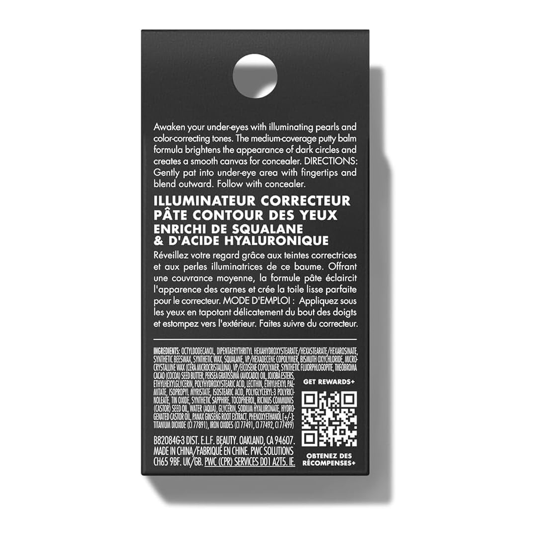 elf Putty Oogverhelderaar – Crème voor het corrigeren van donkere kringen (veganistisch)